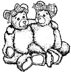 RCR Bear Friends unmounted