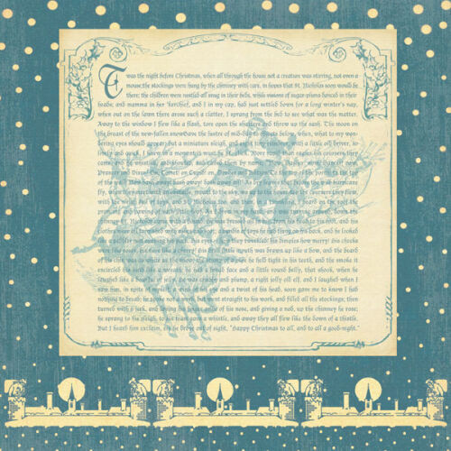 G45 Cardstock - Christmas Past - The Night Before Christmas