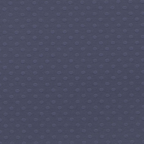 Bazzill Cardstock 12x12 Blautöne - Dotted Swiss Deep Blue