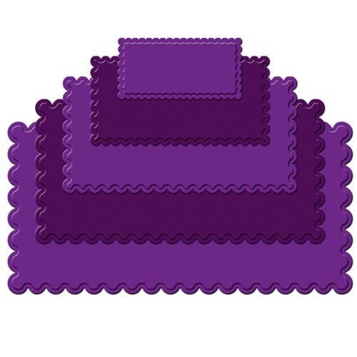 SPL Nestabilities - Long Classic Scalloped Rectangles Large