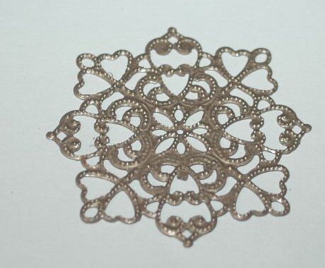 EFC Embellishments - Metall Ornament Champagner