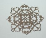 EFC Embellishments - Metall Ornament Champagner