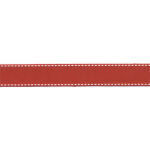 BAZ Ribbon - Red Dashed 7/8"