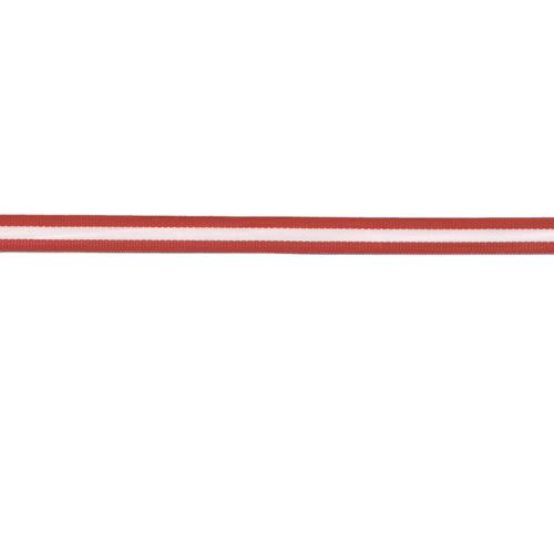 BAZ Ribbon - Red Stripe 3/8"