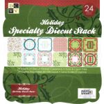 DCWV Paper Stack 12"x12" - Holiday Die-Cut