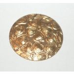 ACP Brass Charm Flower Button