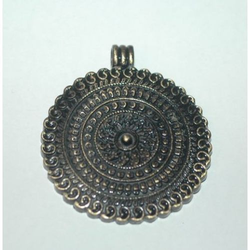 GLB Charm - Medaillon Antique Bronze
