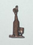 GLB Charm - Weinflasche mit Glas Antique Copper