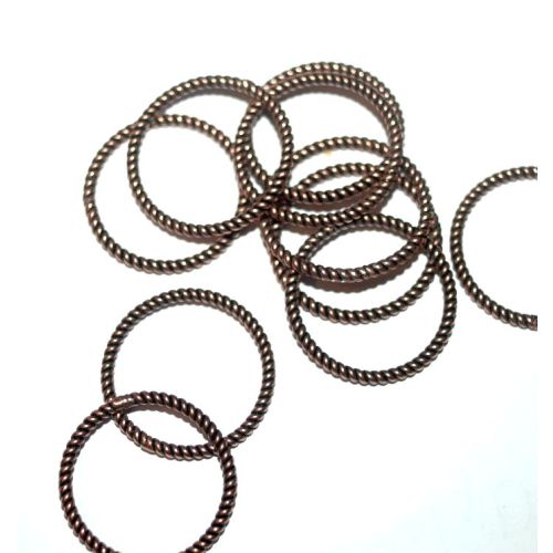 SRH Metal Art - Antique Kupfer Großer Ring