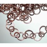 SRH Metal Art - Kette Antique Kupfer große Ringe