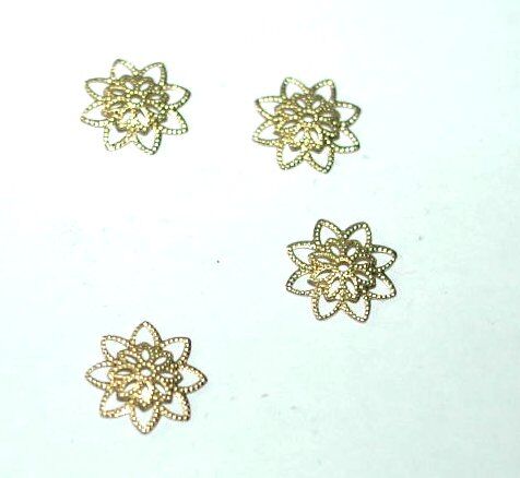 SRH Metal Art - Flower Gold 5