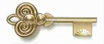 SRH Metal Art - Pull Gold Plated Key