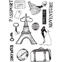 HRT Clear Stempel - World Traveler