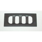 7G Metal Art - Belt Buckle Rectangle - Black
