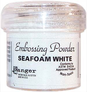 RAG Embossing Powder - Seafoam White