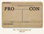 MYM Card - Life Stories Pro/con