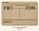 MYM Card - Life Stories Pro/con