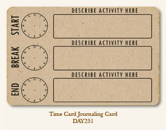 MYM Card - Life Stories Time Card