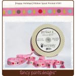 FCP Ribbon - Happy Holiday Printed