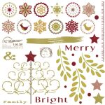 DSP Rub-Ons - Merry & Bright