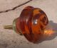 SRH Metal Art - Knob/Knopf Glas Rose Cognac