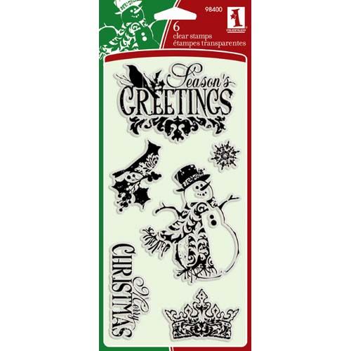 INK Clear Stempel - Ornate Christmas