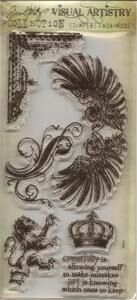 SAY Clear Stamps - Tim Holtz Regal Flourish