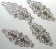 RYH Embellishment - Ornament mit Straßstein Silber