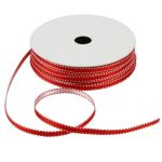 CCH Band - Satin Doubletone Stitches Red 5 mm