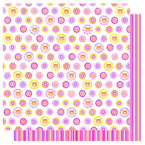 RYH Cardstock - Glitter Baby Girl Dots