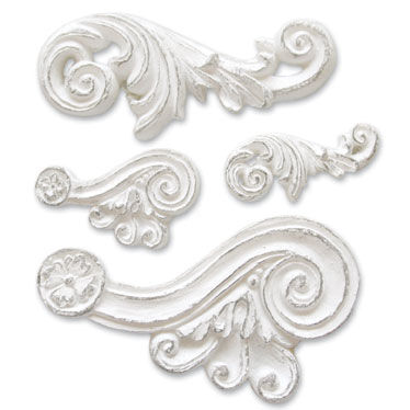 MFR Embellishments - Vintage Embellishments Scroll