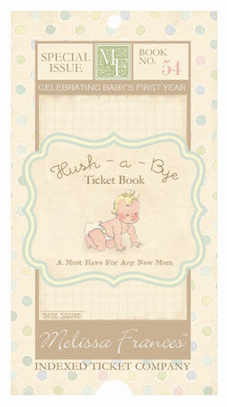 MFR Embellishments - Hush-a-Bye Ticket Book