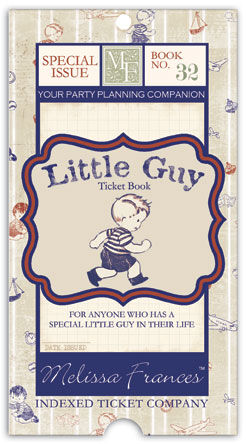 MFR Embellishments - Little Guy Ticket Book