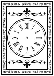TCL Stempel - Clock Cling-mounted