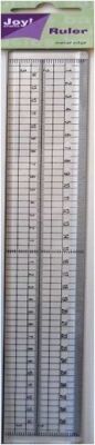 JYC Acryl-Lineal mit Stahlkante 30cm