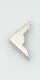 SRH Metal Art - 12 St. Buchecken Silber  22x22x5 mm