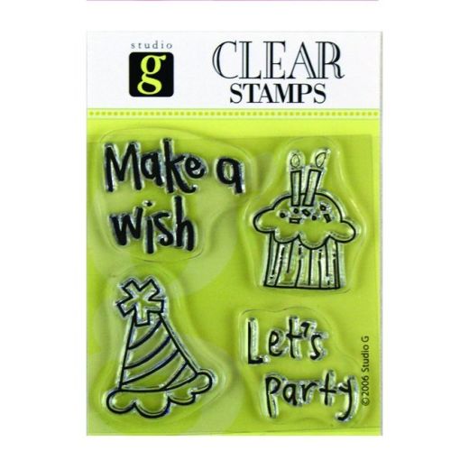 HRT Mini Clear Stamp Set - Make a wish O