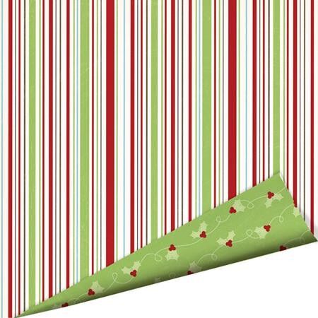 ICS Cardstock Foil - Cottage Christmas Peppermint Stick