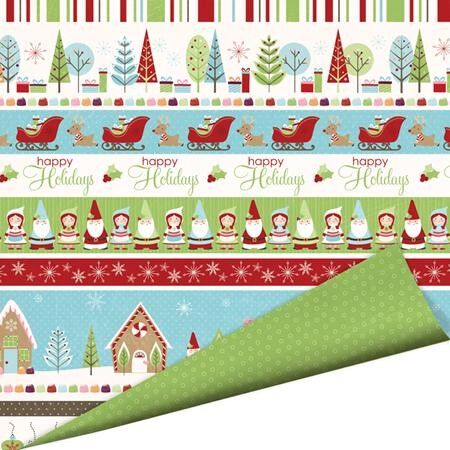 ICS Cardstock Foil - Cottage Christmas Gingerbread Village