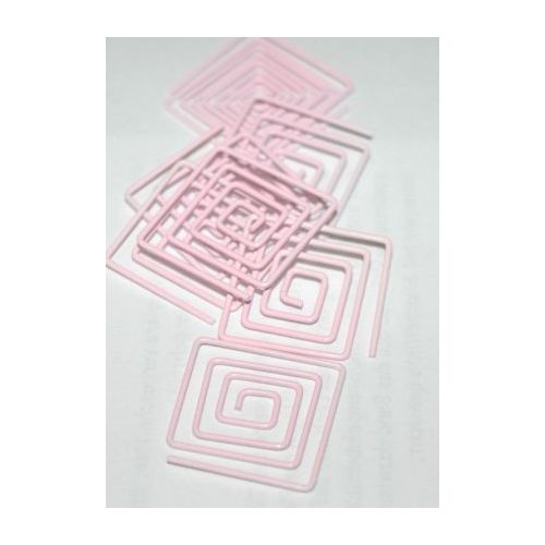 CRM Paperclips Square Rosa