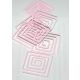 CRM Paperclips Square Rosa