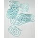 CRM Paperclips Oval Bleu