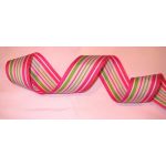 MYA Ribbon - Grosgrain Cotton Candy Stripe