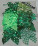 SRH Embellishments - Little Bows/Schleifen Green