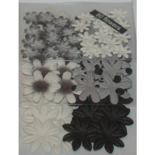 SRH Flowers - Little Flower Pack Black, White & Grey