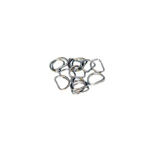 DVC Metal Art - D-Ring 1" Silber