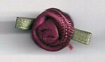 DVC Embellishment - Ribbon Rose Wine