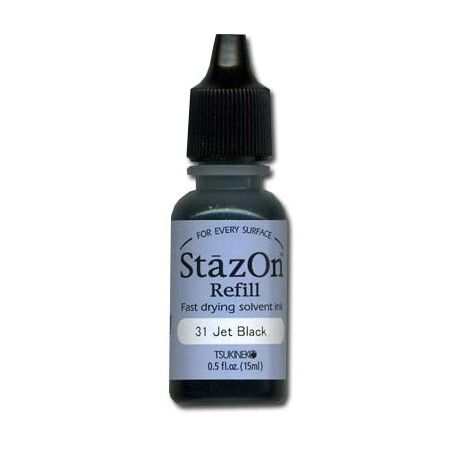 Tsukineko Refill StazOn Jet Black