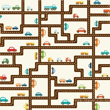 ECP Cardstock - Little Boy Road Map