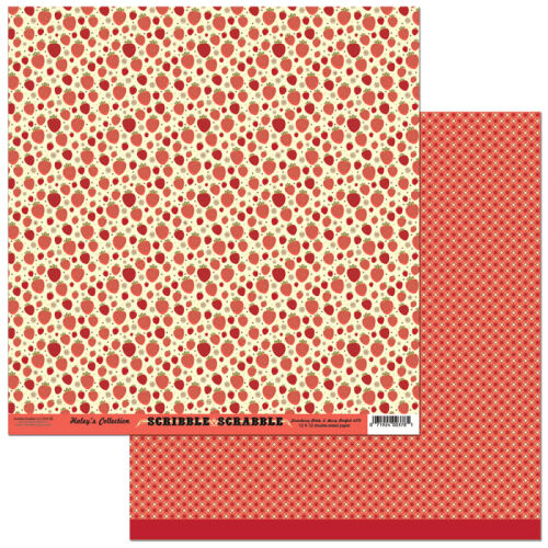 SCS Cardstock - Haleys Collection Strawberry Patch